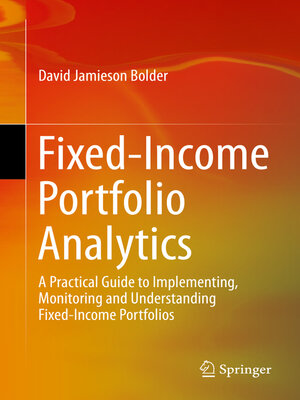 cover image of Fixed-Income Portfolio Analytics